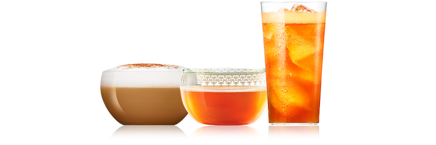 Čaje a varianty nápojů s čajem - NESCAFÉ® Dolce Gusto® header image