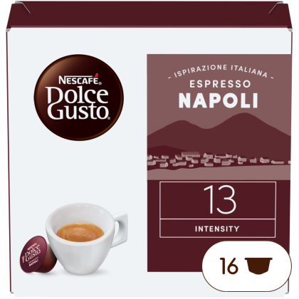 Pack of 16 ESPRESSO NAPOLI NESCAF√â¬Æ Dolce Gusto¬Æ coffee pods