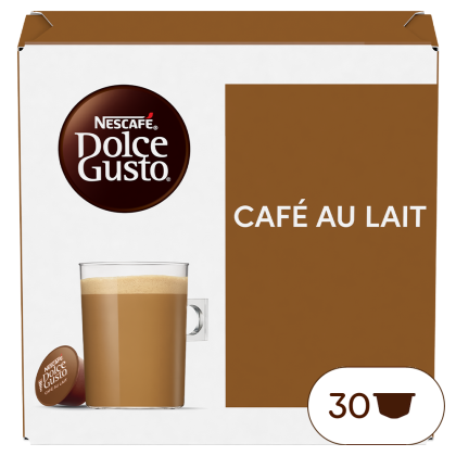 Pack of 30 Café au lait XL (30 kapslí) NESCAF√â¬Æ Dolce Gusto¬Æ coffee pods