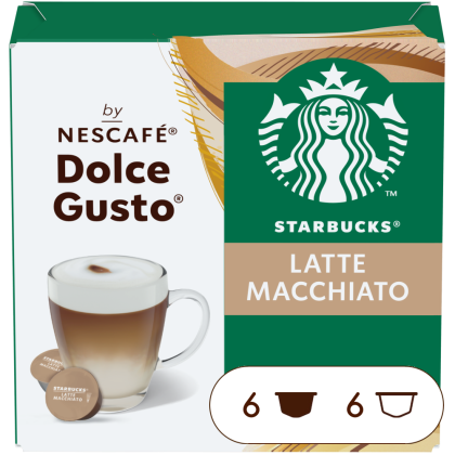 Pack of 12 STARBUCKS® LATTE MACCHIATO NESCAF√â¬Æ Dolce Gusto¬Æ coffee pods