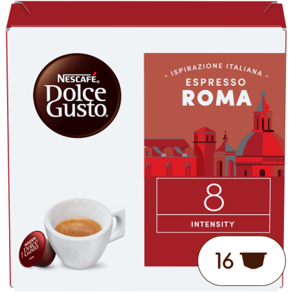 Pack of 16 Espresso Roma NESCAF√â¬Æ Dolce Gusto¬Æ coffee pods