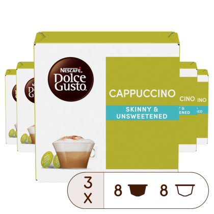 Cappuccino Skinny & Unsweetened - 48 kapslí, od Nescafé Dolce Gusto 0
