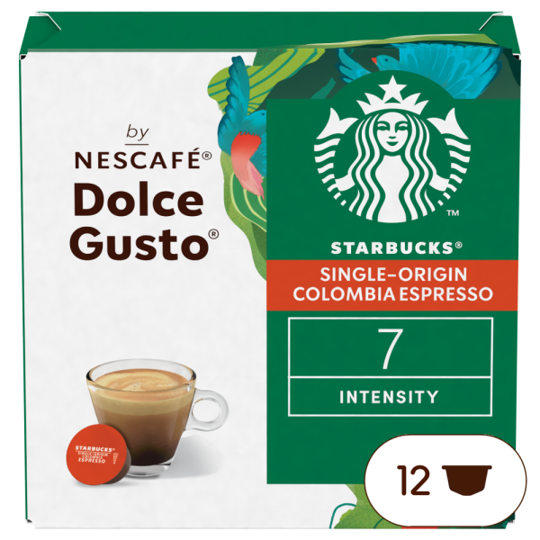 Pack of 12 STARBUCKS® ESPRESSO COLOMBIA NESCAF√â¬Æ Dolce Gusto¬Æ coffee pods
