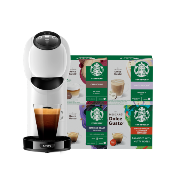 Výhodný set Genio S bílý + 4x Starbucks® kapsle, od Nescafé Dolce Gusto 0