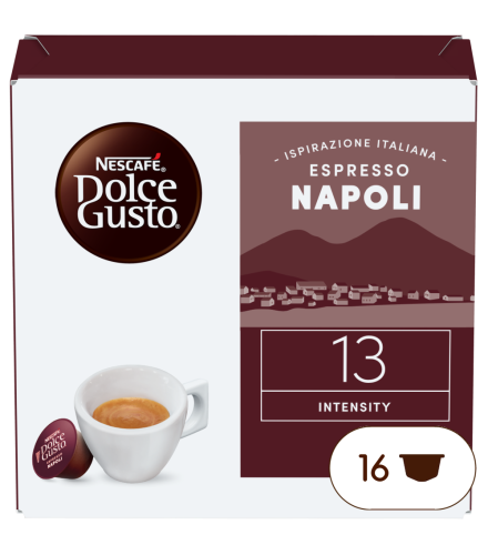 Pack of 16 ESPRESSO NAPOLI NESCAF√â¬Æ Dolce Gusto¬Æ coffee pods