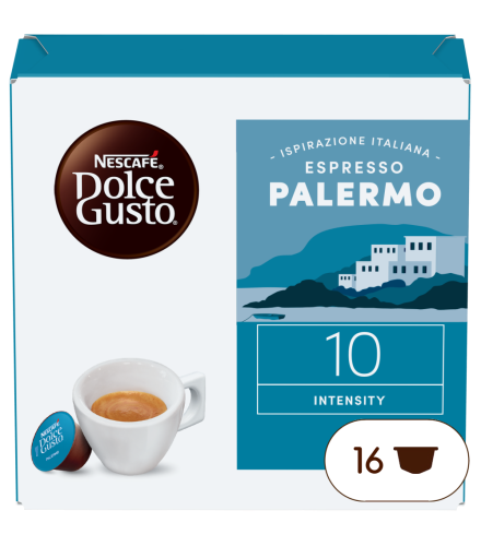 Pack of 16 ESPRESSO PALERMO NESCAF√â¬Æ Dolce Gusto¬Æ coffee pods