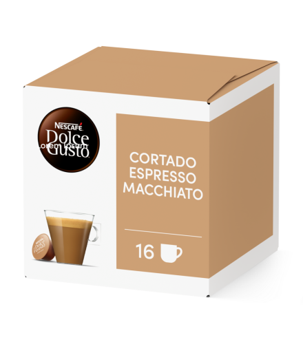 Pack of 16 CORTADO NESCAF&radic;&acirc;&not;&AElig; Dolce Gusto&not;&AElig; coffee pods