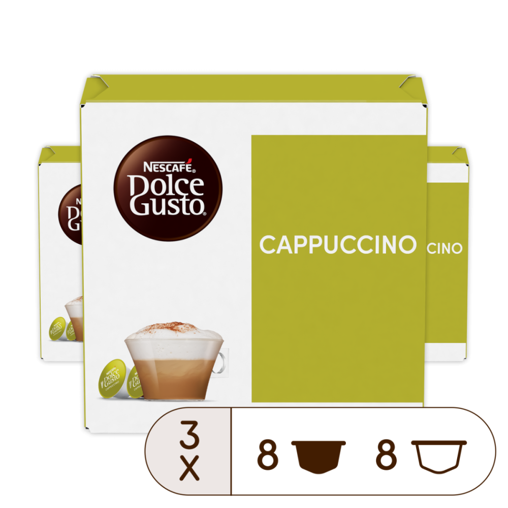 Cappuccino - 48 kapslí, od Nescafé Dolce Gusto 0 Cappuccino - 48 kapslí, od Nescafé Dolce Gusto 0
