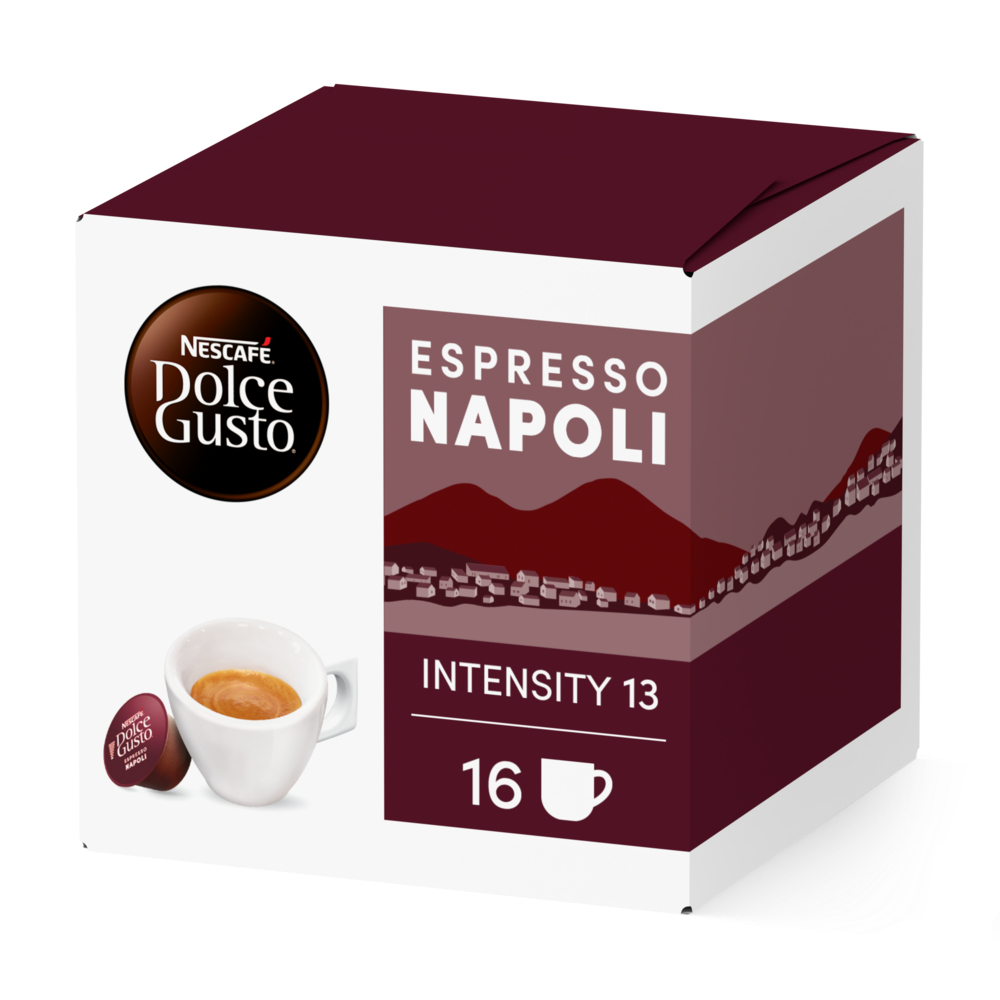 Pack of 16 ESPRESSO NAPOLI NESCAF√â¬Æ Dolce Gusto¬Æ coffee pods