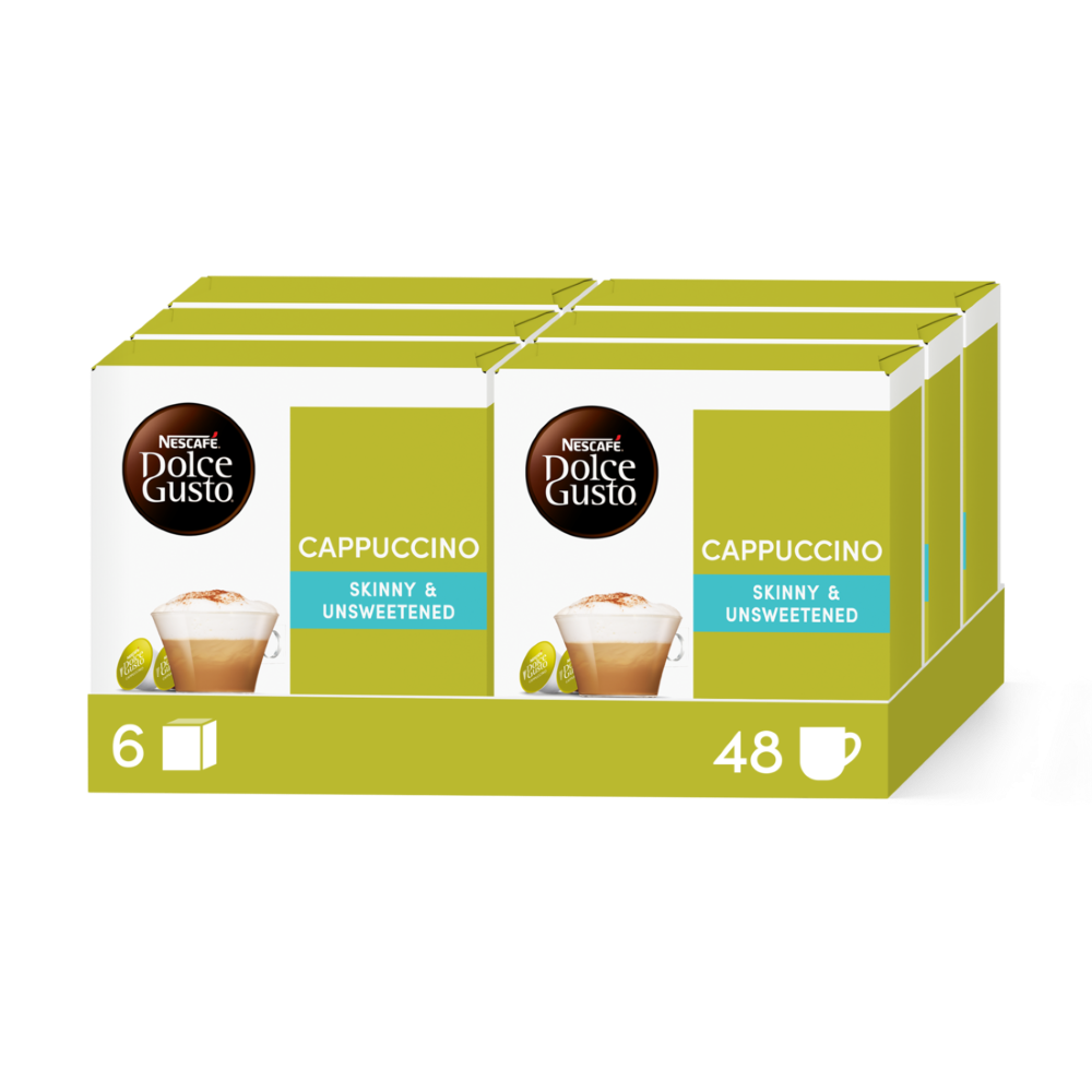 Cappuccino Skinny & Unsweetened - 96 kapslí, od Nescafé Dolce Gusto 0