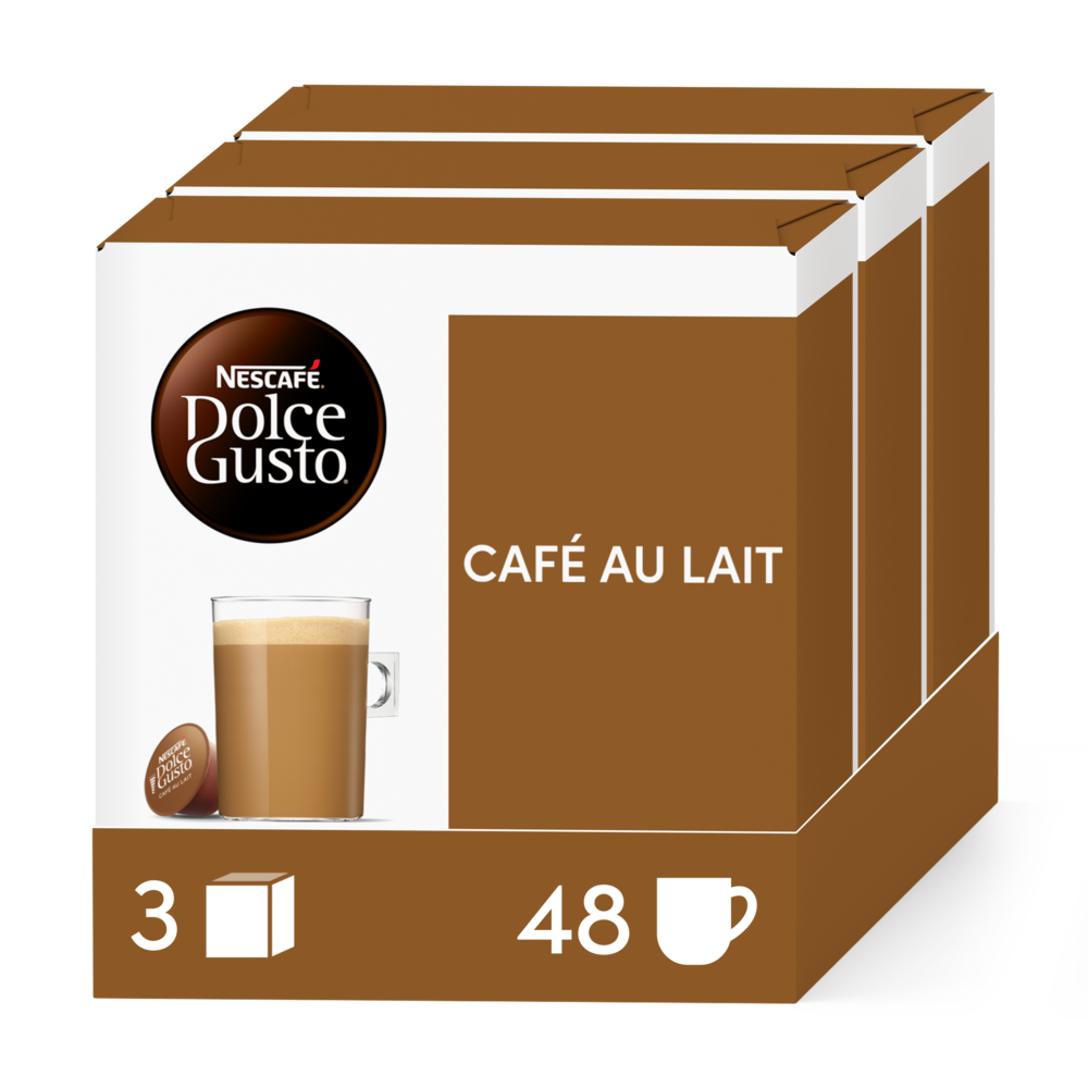 Café Au Lait - 48 kapslí, od Nescafé Dolce Gusto 0