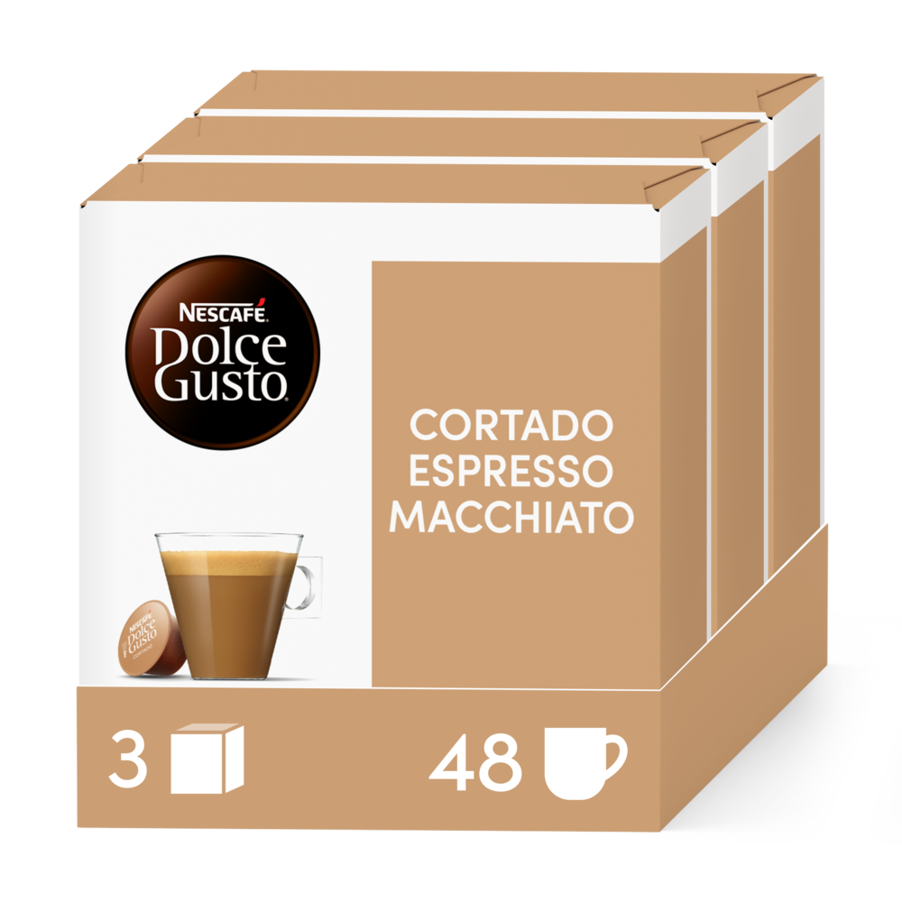Pack of 48 Cortado - 48 kapslí NESCAF√â¬Æ Dolce Gusto¬Æ coffee pods