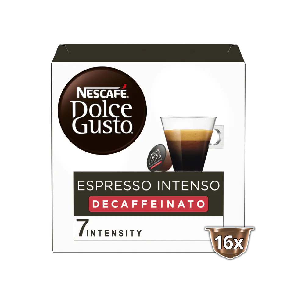 Espresso Intenso bez kofeinu k vov kapsule NESCAF Dolce Gusto