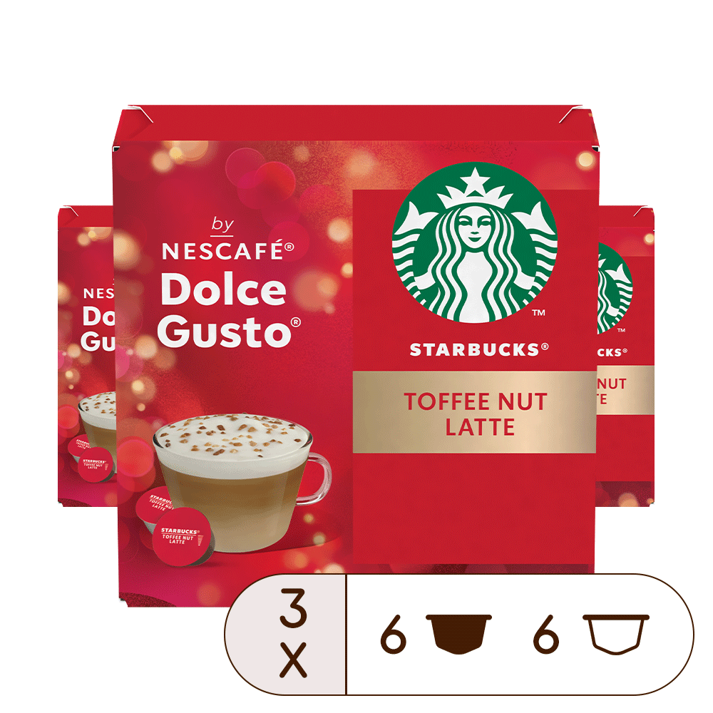 Starbucks® Toffee Nut Latte - 36 kapslí, od Nescafé Dolce Gusto 0 Starbucks® Toffee Nut Latte - 36 kapslí, od Nescafé Dolce Gusto 0