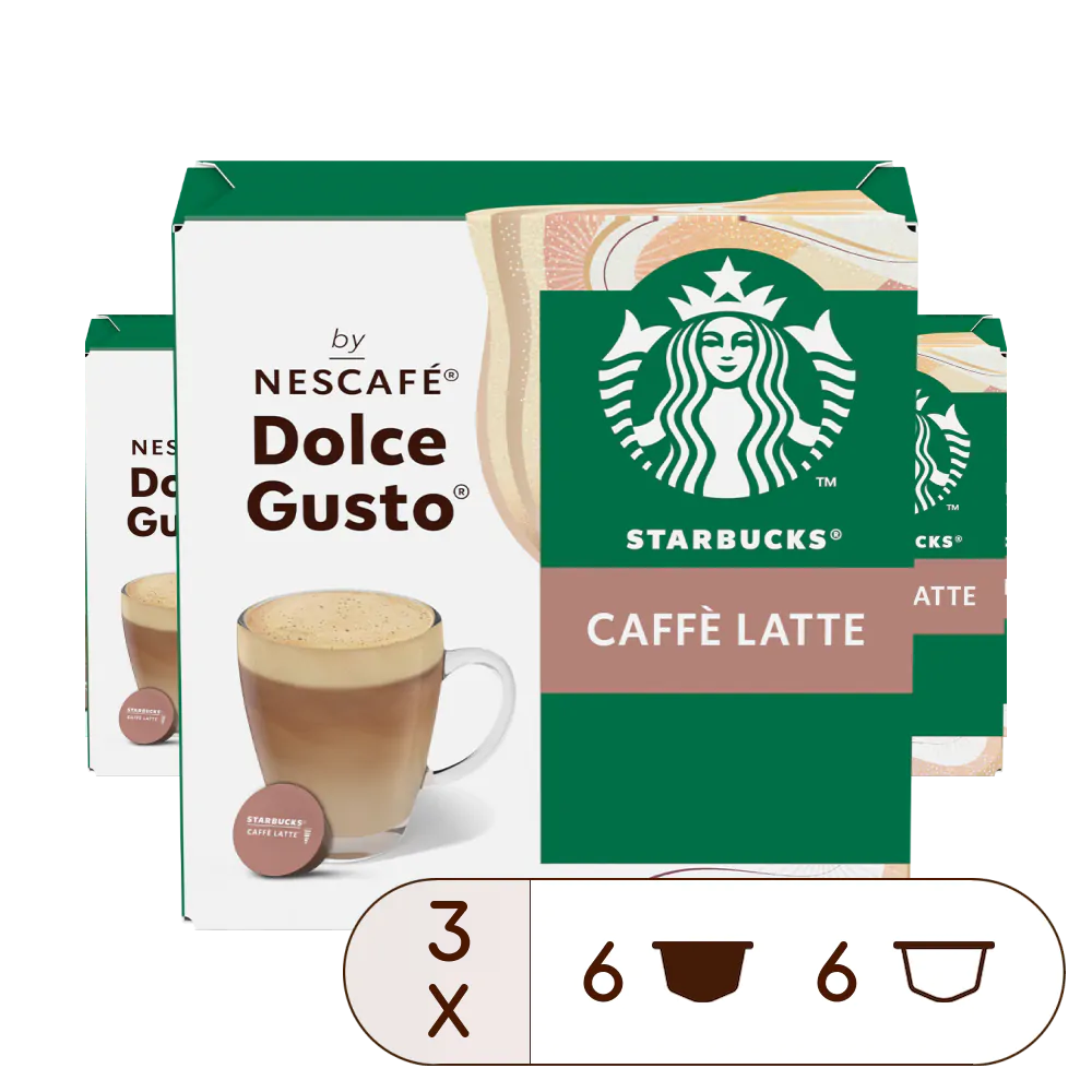 STARBUCKS Caffe Latte - 48 kapslí, od Nescafé Dolce Gusto 0 STARBUCKS Caffe Latte - 48 kapslí, od Nescafé Dolce Gusto 0