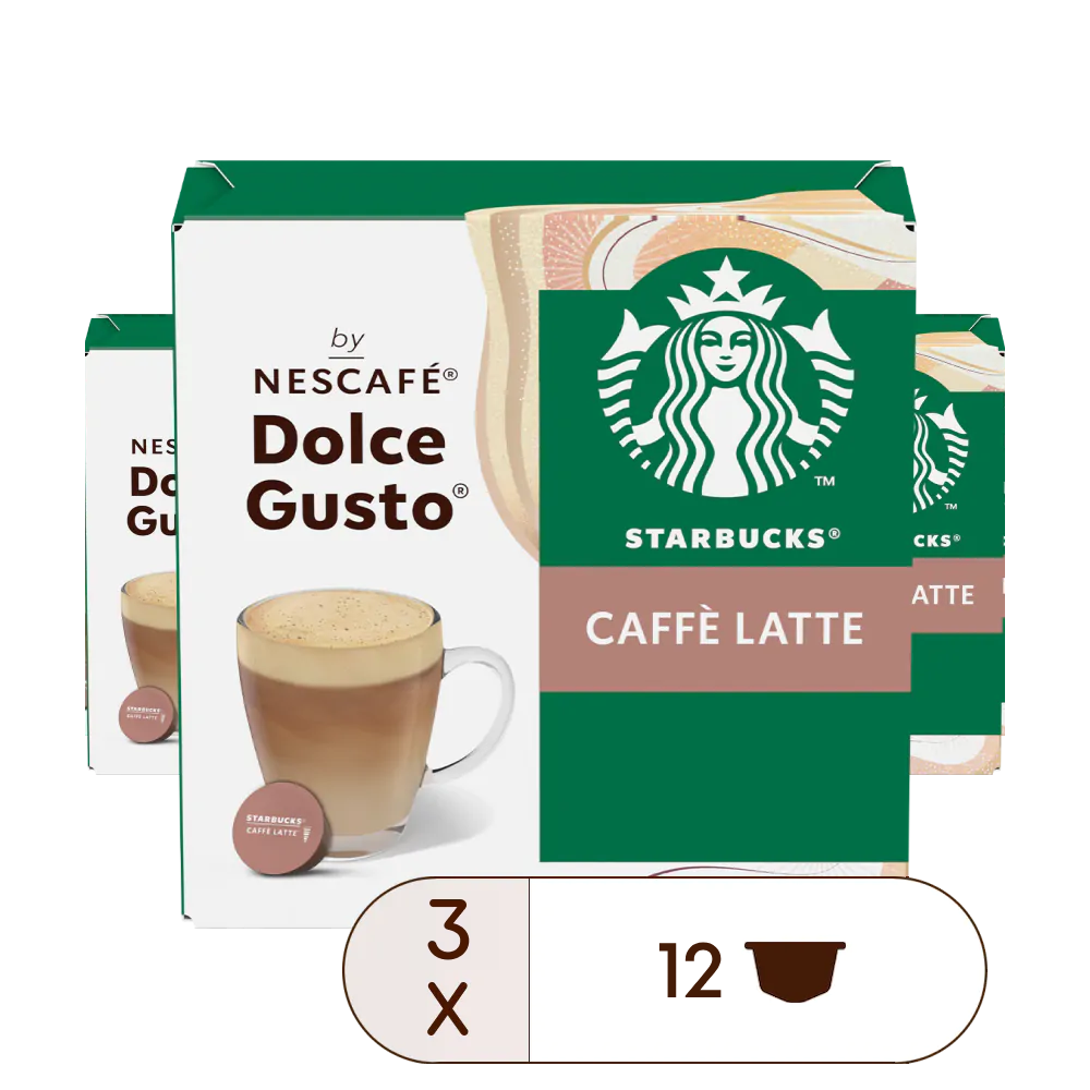 STARBUCKS Caffe Latte - 36 kapslí, od Nescafé Dolce Gusto 0 STARBUCKS Caffe Latte - 36 kapslí, od Nescafé Dolce Gusto 0