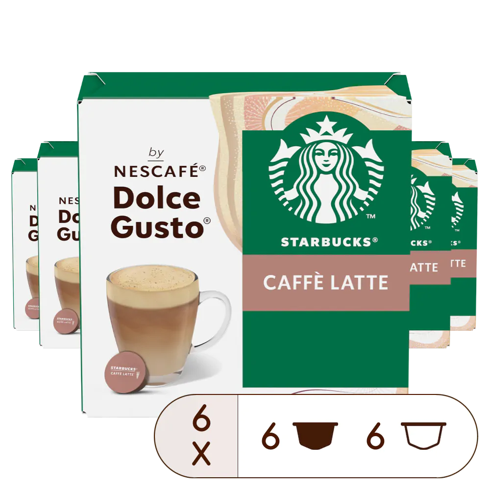 STARBUCKS Caffe Latte - 96 kapslí, od Nescafé Dolce Gusto 0 STARBUCKS Caffe Latte - 96 kapslí, od Nescafé Dolce Gusto 0