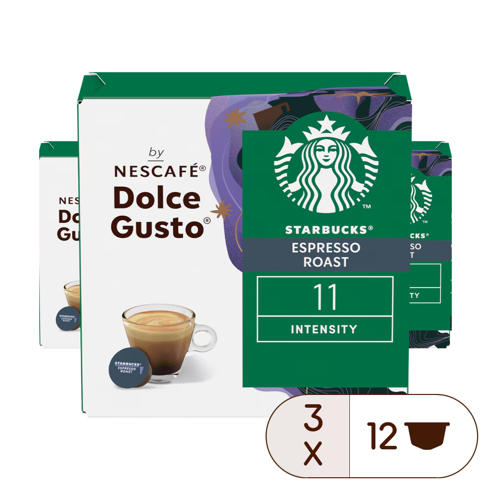 STARBUCKS Espresso Roast - 36 kapslí, od Nescafé Dolce Gusto -1 STARBUCKS Espresso Roast - 36 kapslí, od Nescafé Dolce Gusto -1