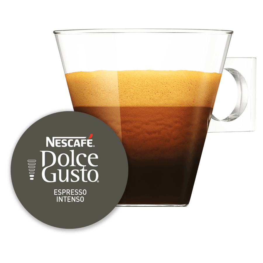 ESPRESSO INTENSO XL (30 KAPSLÍ) NESCAFÉ® Dolce Gusto® kapsle a šálek