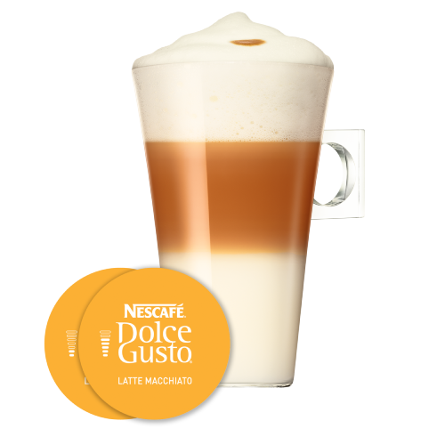 Latte Macchiato XL (30 kapslí) NESCAFÉ® Dolce Gusto® kapsle a šálek