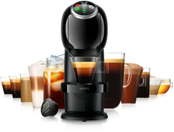 Genio machine and drinks Genio machine and drinks