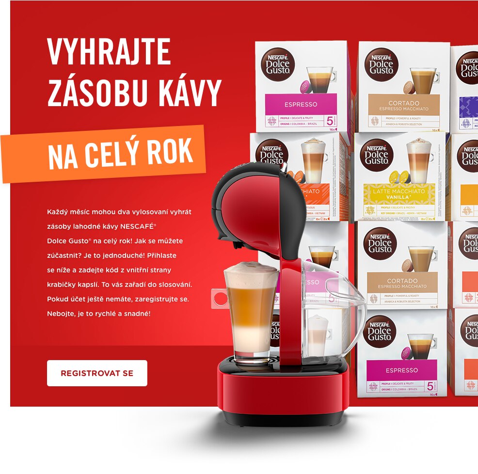 Vyhrajte zásobu kávy na celý rok!