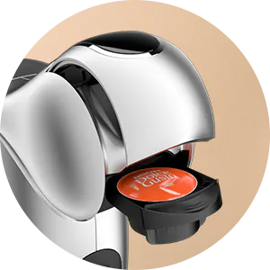 coffee capsule in machine