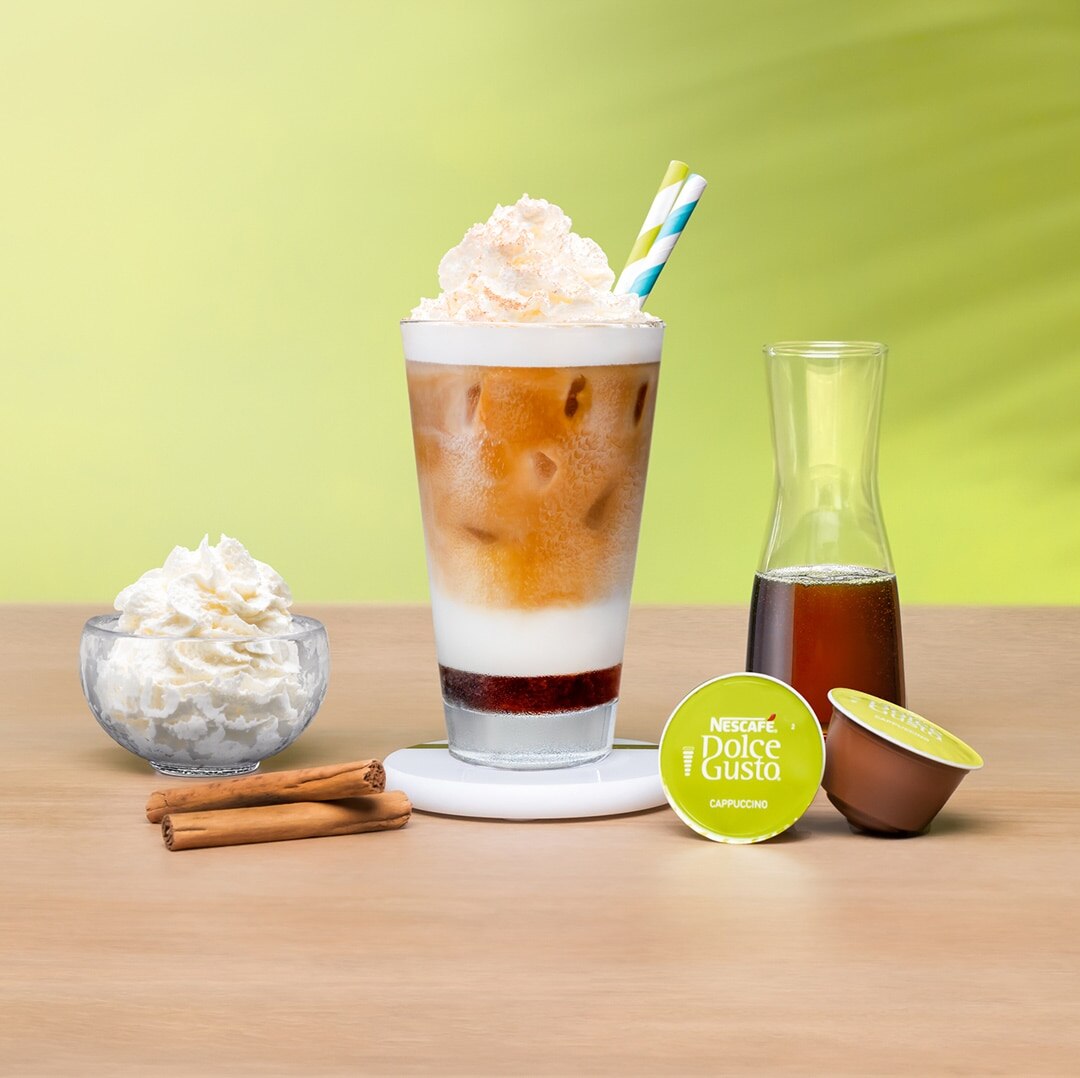 Cappuccino NESCAFÉ® Dolce Gusto® a kávový koktejl